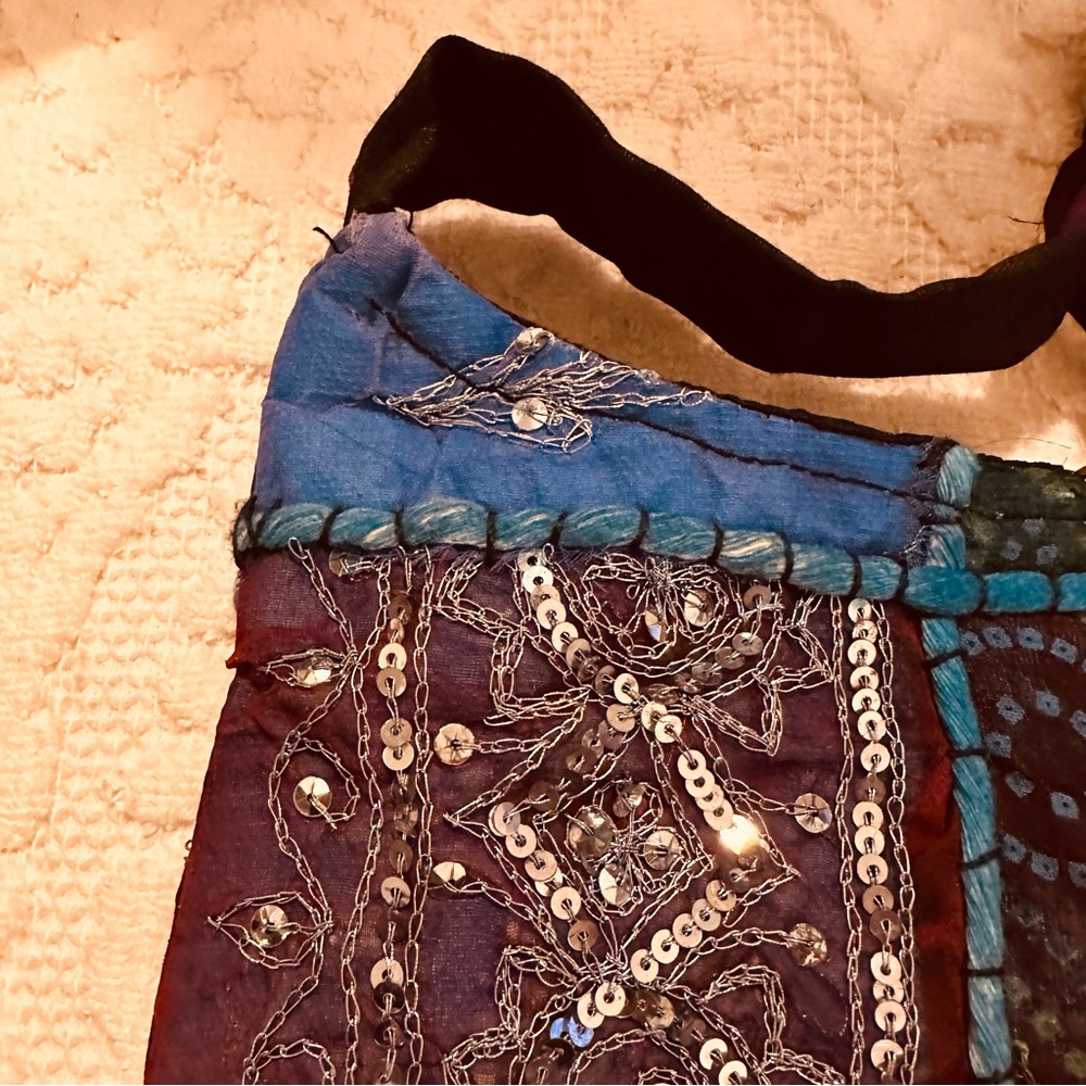 Vintage | Bag | Vintage Shoulder Sari Bag - Picture 12 of 15